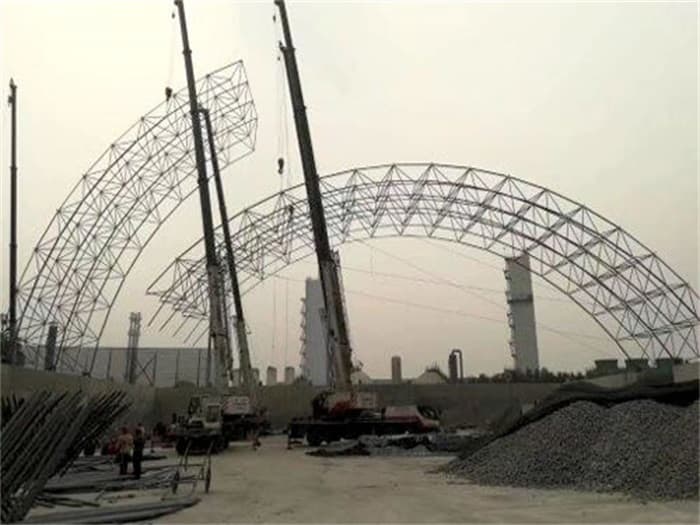 齐齐哈尔壶关商混站料仓网架